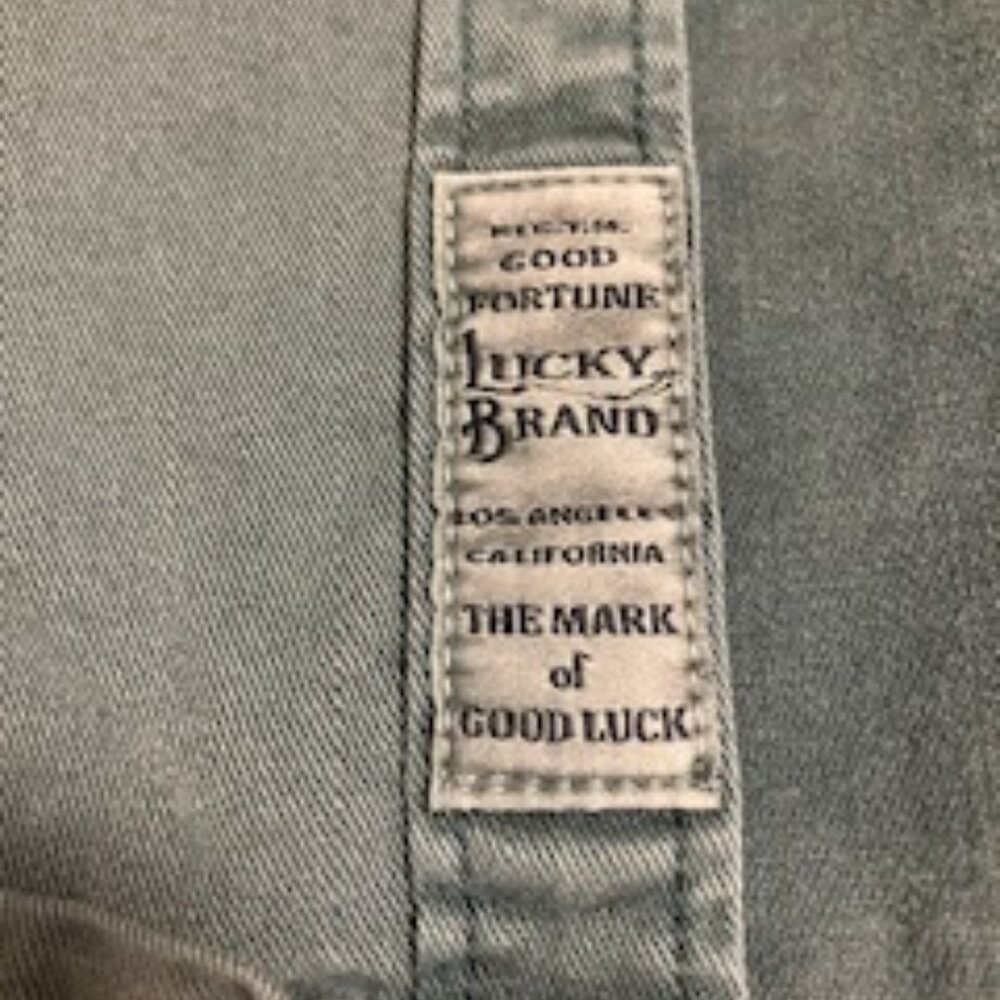 Lucky Brand Snap L/S Shirt  Size M  Classic Fit - Picture 7 of 8